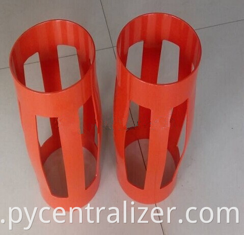 API 10D Casing Centralizer With Spiral Nail Stop collars, Hinged with Set Screws 7 5/8